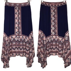 a.n.a. | Gypsy Boho Shark Bite Handkerchief Skirt